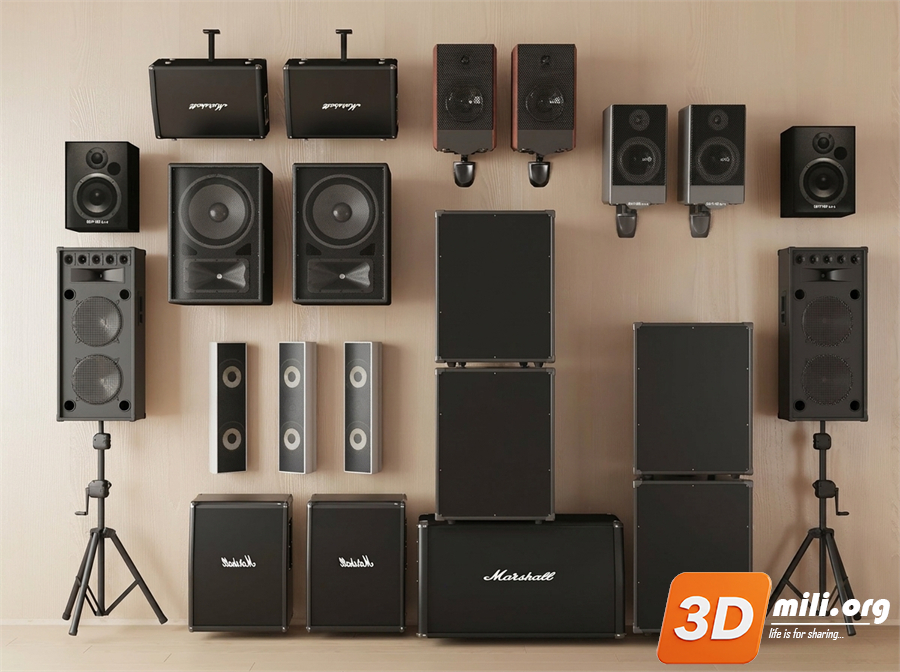 Audio tech 3D Models